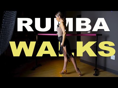 Rumba Walks Dance Lesson/ Footwork / Ballroom Dance / Valeria Khrapak