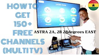 🔘 How to get 150+ free channels on Astra 2A, 2B 28degrees East
