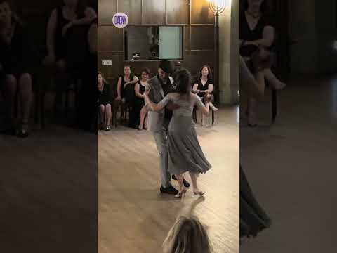 Dagny Miller & James Valentino tango to “Bélgica” by Rodolfo Biagi at Motown Tango Marathon (1/9)