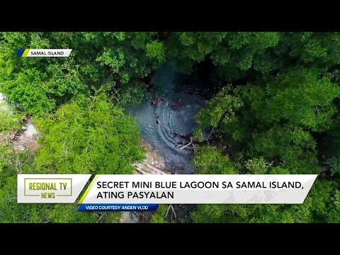 Regional TV News: Secret mini blue lagoon sa Samal Island, ating pasyalan