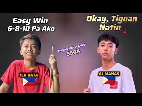 Aj Manas 🆚 Jed Bata 6-8-10 Partida || Full game highlights 10ball race to 21