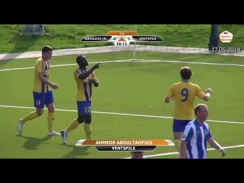 17.05.14 AHMED ABDULTAOFIK scores goal vs FK DaugavarR_(video sportacentrs.com)