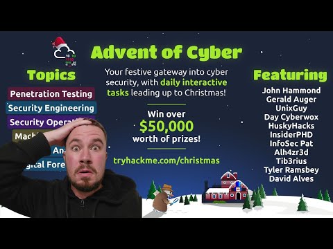 ADVENT OF CYBER 2023 Daily Live Streams 50 000 Worth of Prizes