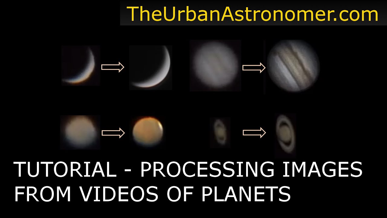 Planetary Image Processing Tutorial for Beginners