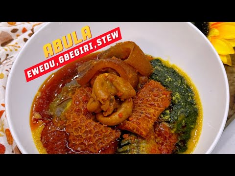 Authentic Abula Recipe: How to Make Nigerian Amala, Gbegiri, and Ewedu – Perfect for Beginners