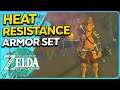 Heat Resistance Armor Set Zelda Tears of the Kingdom