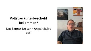 Vollstreckungsbescheid bekommen – was tun? Einspruch einlegen (2026) |