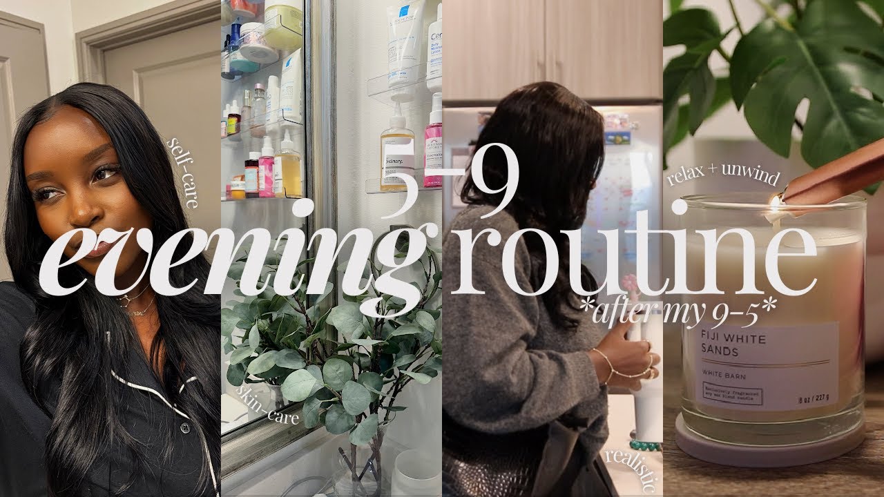 5-9 Evening Routine *after my 9-5 job* | Realistic + Productive + Cozy