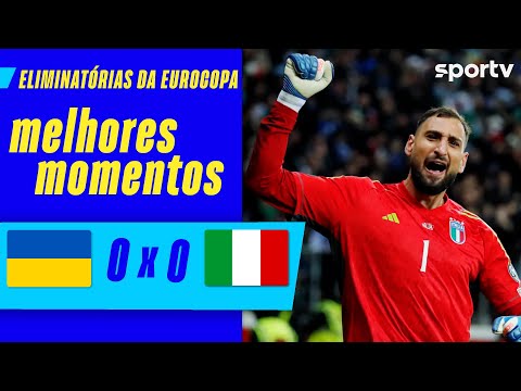 Gols e lances de Ucrânia x Itália