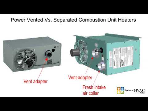 Power Vented vs Separated Combustion Unit Heaters
