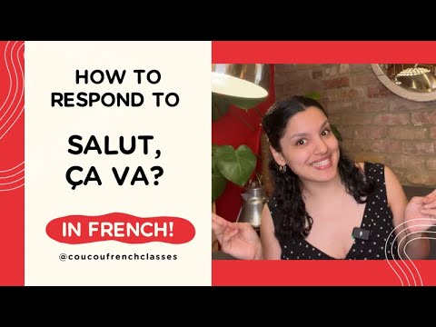 Coucou French Classes Language Tip - Salut, ça va ?