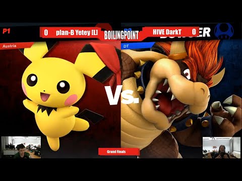 BOILINGPOINT BRAWL | plan-B - Yetey (Pichu) VS DarkThunder (Bowser) | SSBU Grand Finals