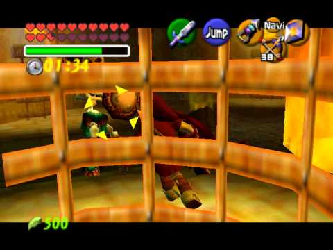 the legend of zelda the ocarina of time escaping ganon's tower
