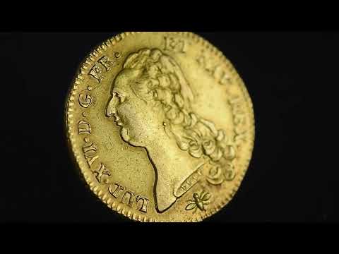 Moneta, Francia, Louis XVI, Double louis d'or à la tête nue, 2 Louis D'or