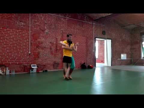 Bruno Prado and Nastya Petrova. Workshop for beginners at ForroaRu festival. St.Petersburg,03.07.16