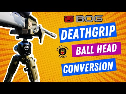 The BEST setup for hunting clearcuts?? BOG DeathGrip 52mm Ball Head Conversion 💥