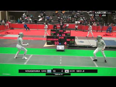 SWS 2015 Ghent - T32 - Seo Ji KOR v Vougiouka GER