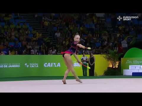 NIKOLOVA Stiliana (BUL) CLUBS 28,8 - Apparatus Final - WCh Rio 2025