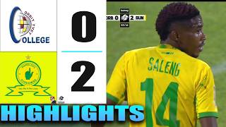 Download lagu HIGHLIGHTS | Orbit College vs Mamelodi Sundowns | Betway Premiership mp3