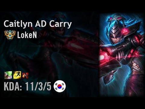 Caitlyn AD Carry vs Corki - LokeN - KR Challenger Path 6.6