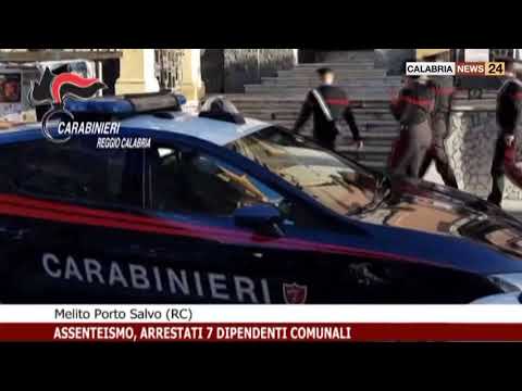 ASSENTEISMO ARRESTATI 7 DIPENDENTI COMUNALI A MELITO PORTO SALVO