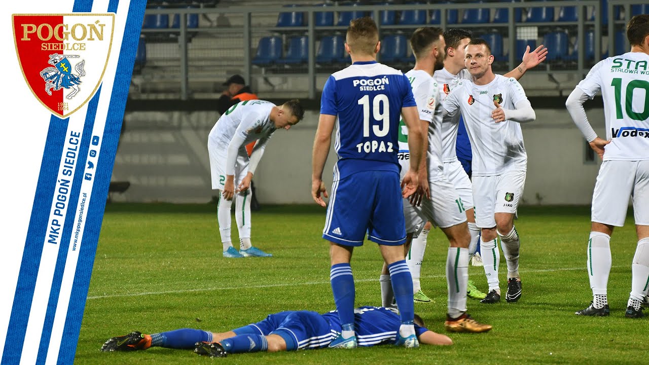 WIDEO: Pogoń Siedlce - Stal Stalowa Wola 1-2 [SKRÓT MECZU]