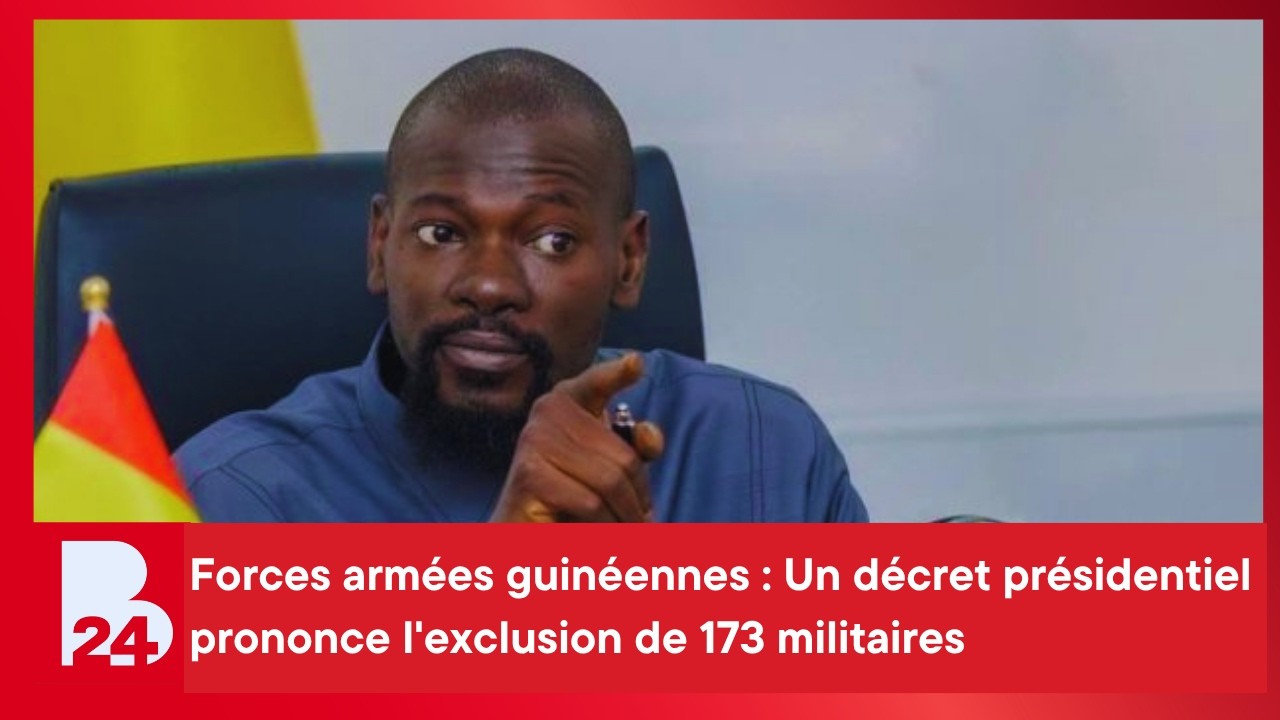 Forces armées guinéennes : Un décret présidentiel prononce l'exclusion de 173 militaires