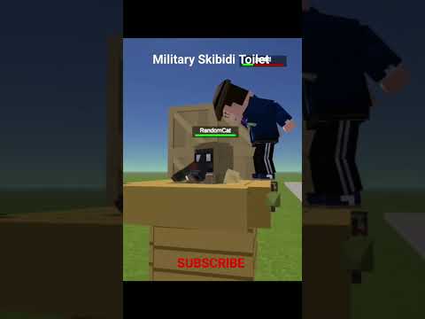 Military Skibidi Toilet | Simple Sandbox 2 #skibiditoilet #shorts