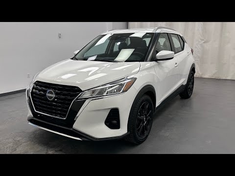 2023 Nissan Kicks SV FWD in White for sale at Davis GMC Buick Lethbridge in Lethbridge, AB