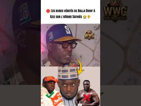 🛑 BALLA DIOUF CRACHE SES VÉRITÉS À AZIZ🦻 #lamb #luttesénégalaise #shorts