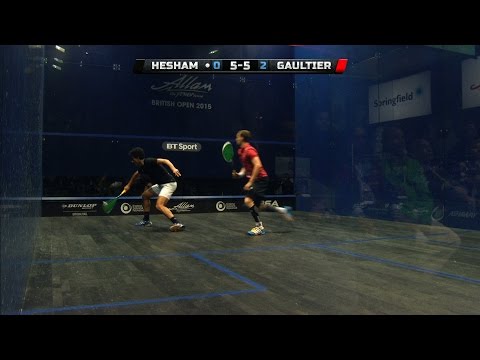 Squash: Quick Hit! EP169 : Hesham v Gaultier - British Open 2015