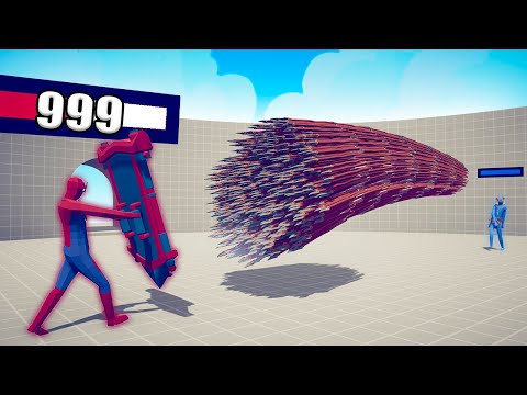 SPIDER MAN MIRROR SHIELD vs EVERY GOD - TABS | Totally Accurate Battle Simulator 2023