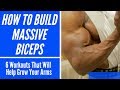 How To Build Massive Biceps | 6 Workouts That Will Grow Your Arms |