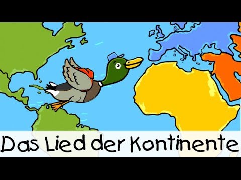 💡 Das Lied der Kontinente || Kinderlieder zum Lernen