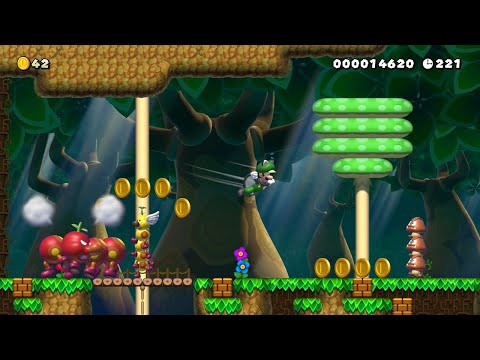 Super Mario Maker 2 - W2-1 Wiggler's domain by iago02 - No Commentary