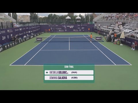 Viktorija Golubic (SUI) vs Dominika Salkova (CZE) - Game, Set and Match Point