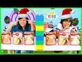 Twin Telepathy Cake Challenge Christmas Edition with Ryan vs Mommy!
