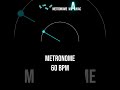 METRONOME 60 BPM 🎶 #shorts