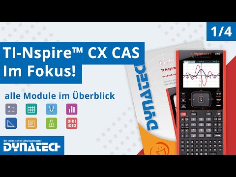 Im Fokus: TI-Nspire CX II-T CAS Teil 1: Überblick über die TI-Nspire Module | Online Seminar
