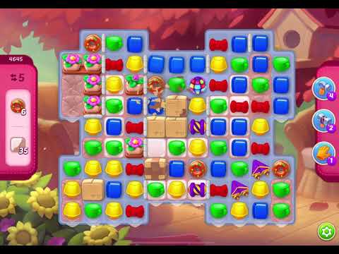 HomeScapes Level 4645 no boosters (12 moves)