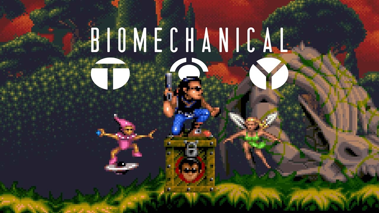 Gameplay trailer thumbnail for Biomechanical Toy (QUByte Classics) arcade shooter