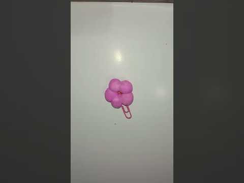 diy flower paper pin 🌸