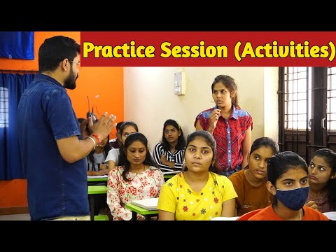 Practice session in the class इन बच्चों का अनुवाद देखकर आप चौक जायेंगे Talented students