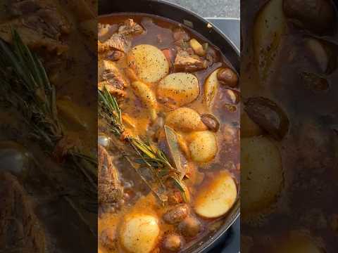 Healthy + Comforting Beef Stew #shorts #cooking #recipes