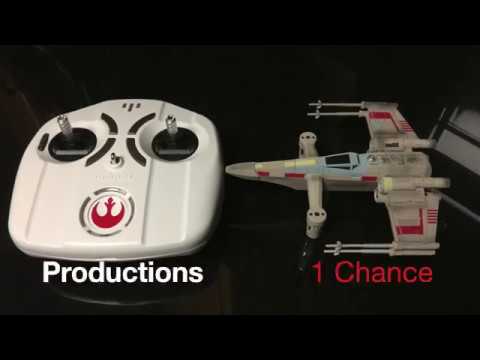 Unboxing and flying the Propel Star Wars T-65 X wing Star Fighter Drone.