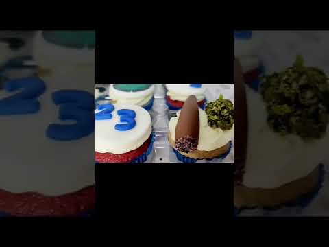 All edible Marijuana themed cake #fyp #edibles #cakevideos