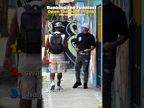 Ranking the funniest open the door pranks#shorts#shortvideo#viral#fyp