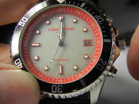 Bedienungsanleitung FUNK SOLAR Lindberg Goldmann Uhr EINSTELLEN