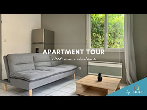 Apartment Tour // Furnished  40m2 in Toulouse – Ref : 2T124256