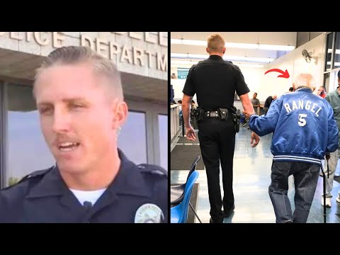 Staff Throws Elderly Man Out Of A Bank, A Cop Brought Him Back To Take Action